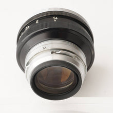 画像をギャラリービューアに読み込む, ニコン 日本光学 Nippon Kogaku Nikkor-S C 5cm 50mm F1.4 ブラック Sマウント
