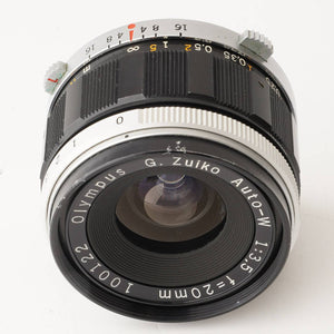 Olympus G.Zuiko Auto-W 20mm f/3.5 For PEN F FT