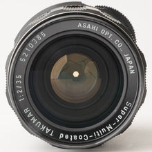 Load image into Gallery viewer, Asahi Pentax SMC Takumar 35mm f/2
