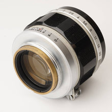 画像をギャラリービューアに読み込む, キヤノン Canon 50mm F1.4 ライカ L39 マウント
