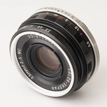 画像をギャラリービューアに読み込む, フォクトレンダー Voigtlander カラースコパー COLOR SKOPAR 35mm F2.5 MC ライカ L39マウント
