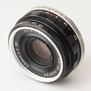フォクトレンダー Voigtlander カラースコパー COLOR SKOPAR 35mm F2.5 MC ライカ L39マウント