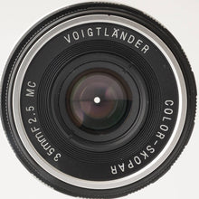 画像をギャラリービューアに読み込む, フォクトレンダー Voigtlander カラースコパー COLOR SKOPAR 35mm F2.5 MC ライカ L39マウント
