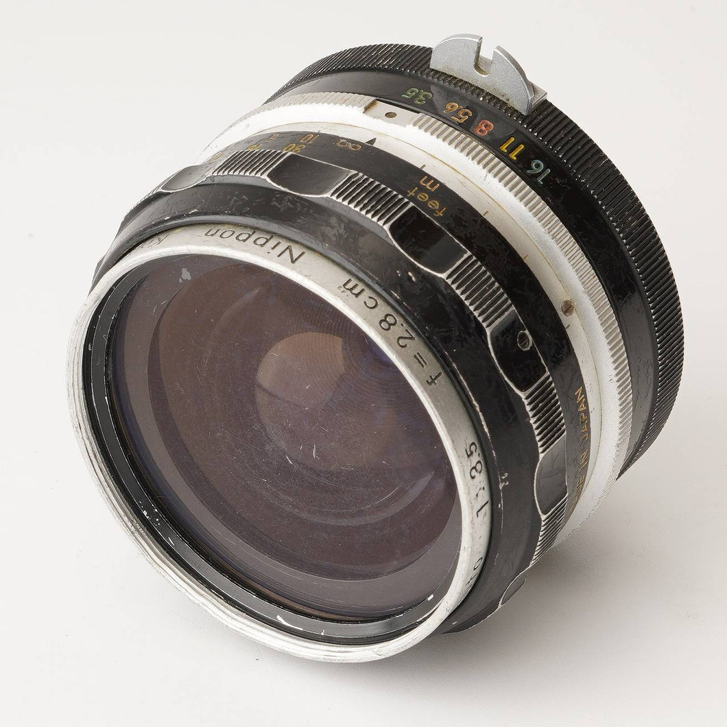 ニコン Nikon Nippon Kogaku 非Ai NIKKOR-H Auto 28mm F3.5