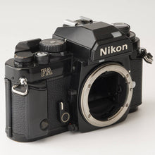 画像をギャラリービューアに読み込む, ニコン Nikon FA ブラック ボディ
