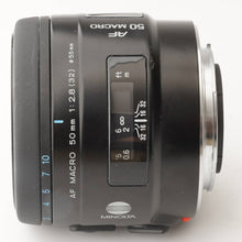 画像をギャラリービューアに読み込む, ミノルタ Minolta AF Macro 50mm F2.8 ソニー Aマウント
