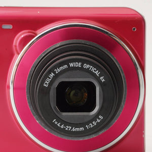 カシオ Casio EXILIM EX-ZS26 レッド 6x ズーム