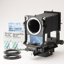 Load image into Gallery viewer, Mamiya 645 Auto BELLOWS / Reverse Ring RS-58 / Reverse Ring RS-67
