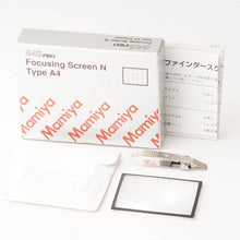 画像をギャラリービューアに読み込む, マミヤ Mamiya 645 Pro フォーカシングスクリーン Focusing Screen N Type A4
