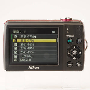 ニコン Nikon COOLPIX L23 レッド