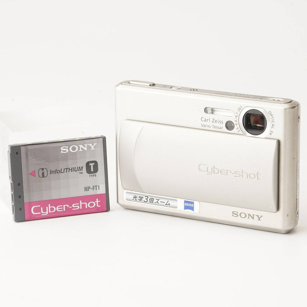 ソニー Sony Cyber-shot DSC-T1 シルバー 3x 光学ズーム