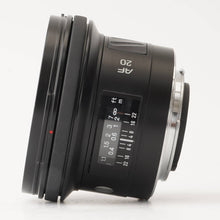 画像をギャラリービューアに読み込む, ミノルタ Minolta AF 20mm F2.8 ソニー Aマウント

