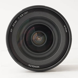 ミノルタ Minolta AF 20mm F2.8 ソニー Aマウント