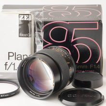 画像をギャラリービューアに読み込む, コンタックス Contax Carl Zeiss Planar 85mm F1.4 T* AEG
