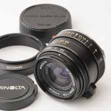画像をギャラリービューアに読み込む, ミノルタ Minolta M-Rokkor 28mm F2.8 Mマウント
