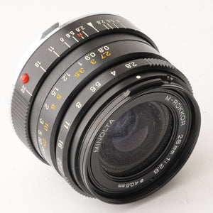 ミノルタ Minolta M-Rokkor 28mm F2.8 Mマウント