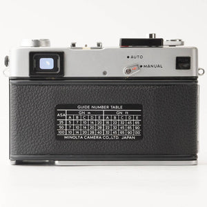 ミノルタ Minolta HI-MATIC E Rokkor-QF 40mm F1.7