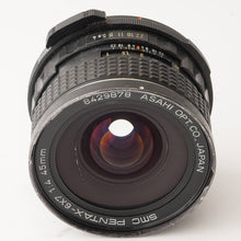 Load image into Gallery viewer, Pentax Asahi smc Pentax 6x7 45mm f/4
