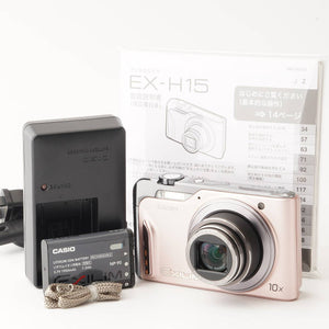 カシオ CASIO EX-H15 ピンク 10x