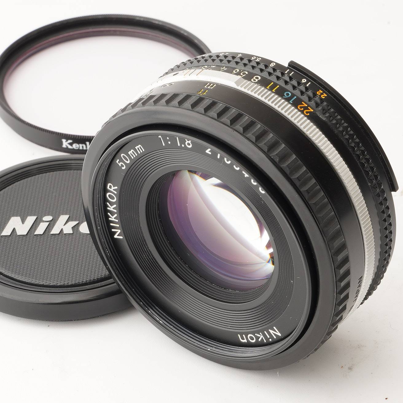 Ai-s Nikkor 50mm F1.8　パンケーキレンズ EMの相棒】Ai-s Nikkor 50mm F1.8 パンケーキレンズ ニコン