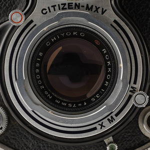 Minolta AUTOCORD Early Model / Chiyoko Rokkor 75mm f/3.5