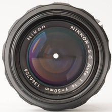 Load image into Gallery viewer, Nikon NIKKOR-S.C non-ai 50mm f/1.4
