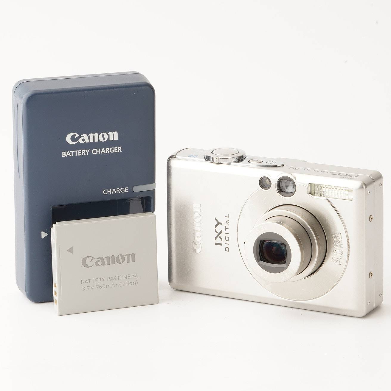 Canon IXY DIGITAL 60 デジタルカメラ シルバー 充電器付き IXY DIGITAL 60 - キヤノンカメラミュージアム