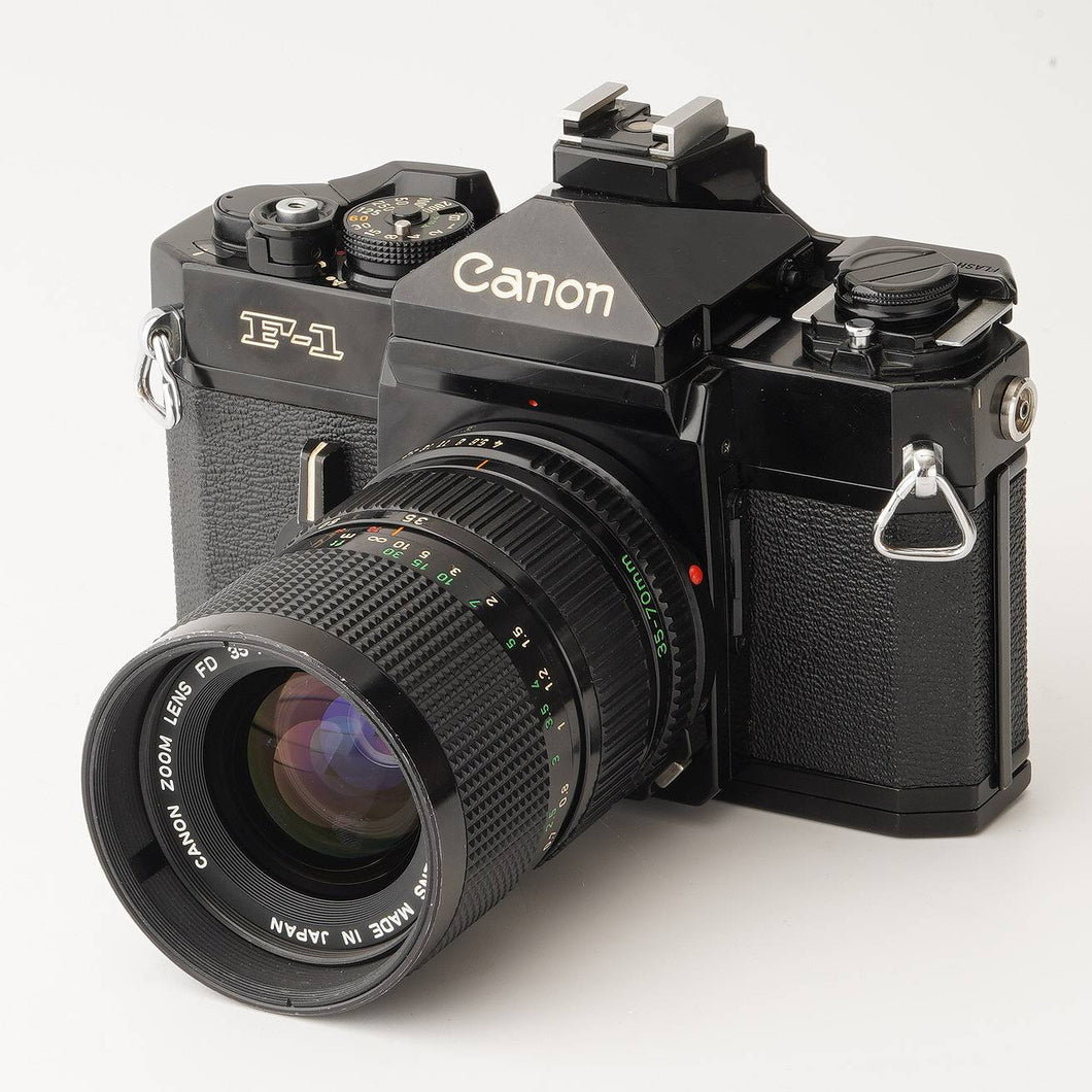 キヤノン Canon F-1 後期モデル / FD 35-70mm F4 / フラッシュカプラー F