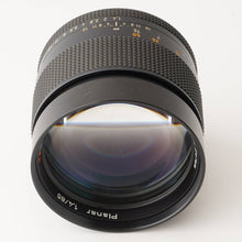 画像をギャラリービューアに読み込む, コンタックス Contax Carl Zeiss Planar 85mm F1.4 T* AEG CYマウント
