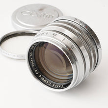 画像をギャラリービューアに読み込む, キヤノン Canon 50mm F1.5 ライカ L39 マウント
