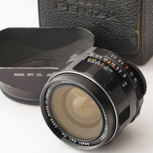 整備済美品 M42 TAKUMAR 28mm F3.5 純正角型フード タクマー SMC Takumar 28mm f3.5 ＆ 角型フード : 寫眞機萬年堂 - since 2013 -