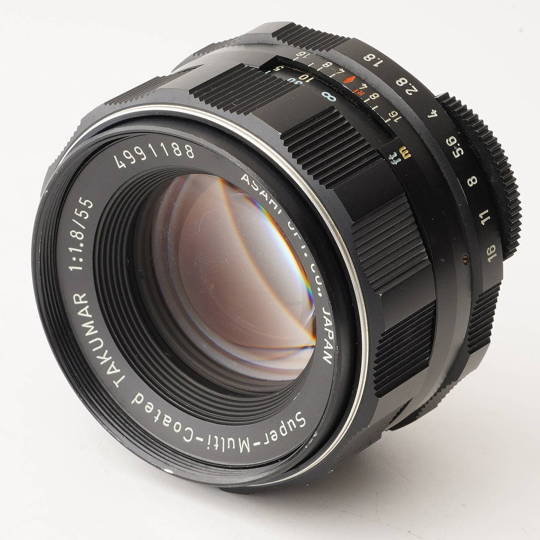ペンタックス Pentax Asahi Super Multi Coated タクマー Takumar 55mm F1.8 M42 マウント