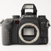 画像をギャラリービューアに読み込む, ミノルタ Minolta α-7 alpha-7 ボディ 35mm 一眼レフフィルムカメラ ブラック
