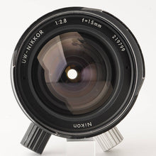 画像をギャラリービューアに読み込む, ニコン Nikon UW-Nikkor 15mm F2.8 Nikonos ニコノス用
