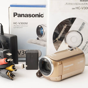 パナソニック Panasonic HC-V300M ゴールドベージュ 50xズーム