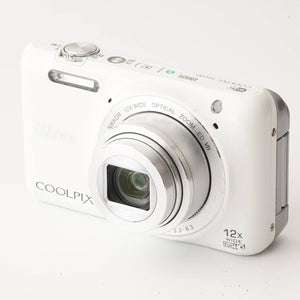 Nikon COOLPIX S6600 ホワイト 12倍光学ズームバッテリー付き Amazon | Nikon クールピクス S6600WH ナチュラルホワイト