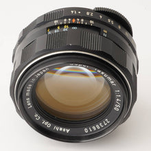 画像をギャラリービューアに読み込む, ペンタックス Pentax Asahi スーパー タクマー Super Takumar 50mm F1.4 M42 マウント
