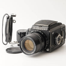 画像をギャラリービューアに読み込む, ゼンザブロニカ Zenza Bronica S2 後期 ブラック/ Zenzanon 150mm F3.5 / ハンドグリップ
