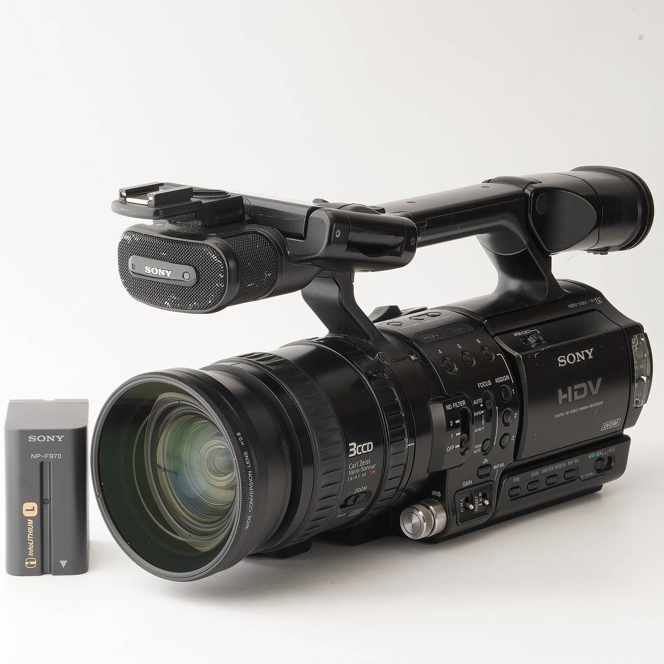 ソニー SONY HVR-Z1J 3CCD Carl Zeiss Vario-Sonnar 1,6/4,5-54 HDV