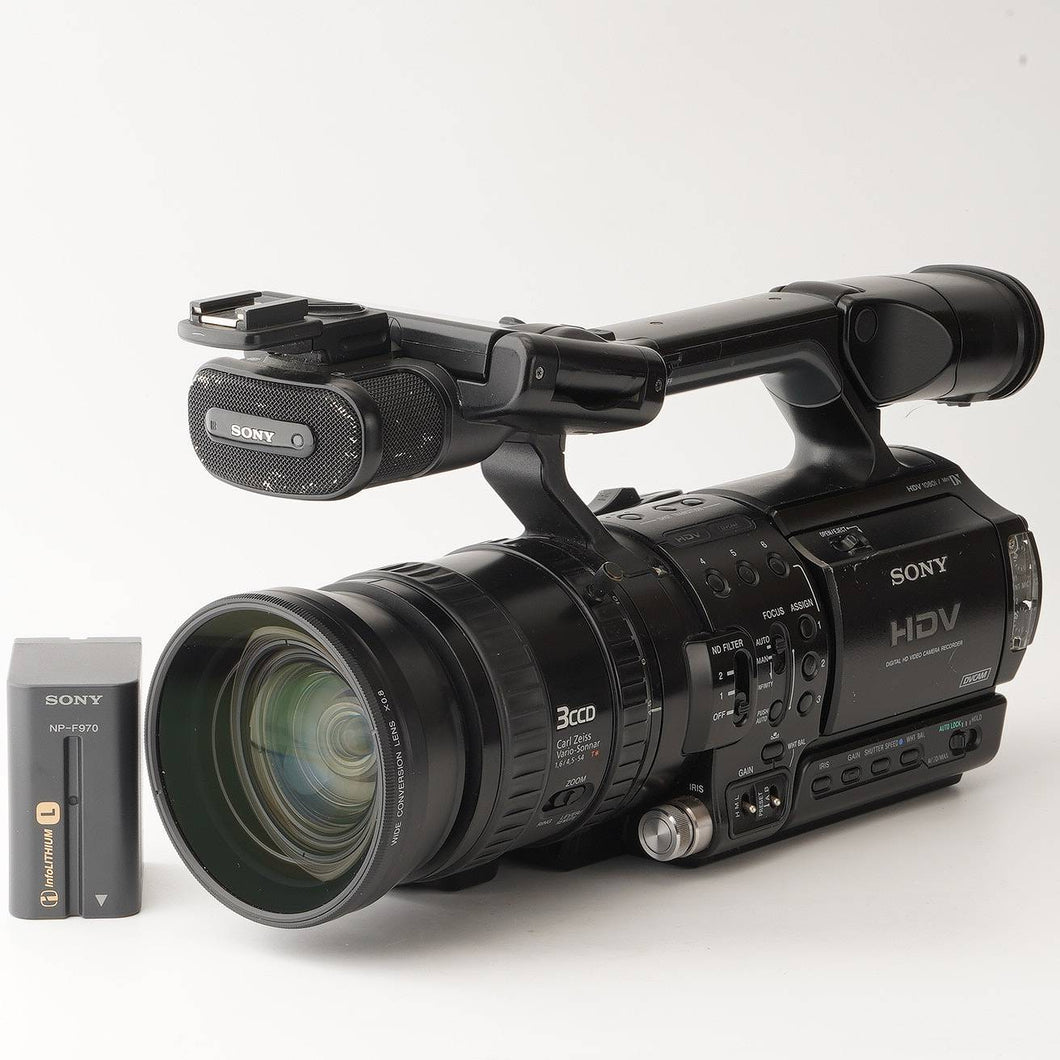 ソニー SONY HVR-Z1J 3CCD Carl Zeiss Vario-Sonnar 1,6/4,5-54 HDV カムコーダー