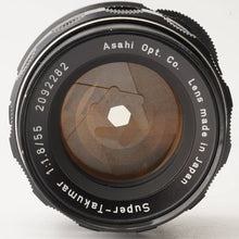 画像をギャラリービューアに読み込む, ペンタックス Pentax Asahi スーパータクマー Super Takumar 55mm F1.8 後期 M42マウント
