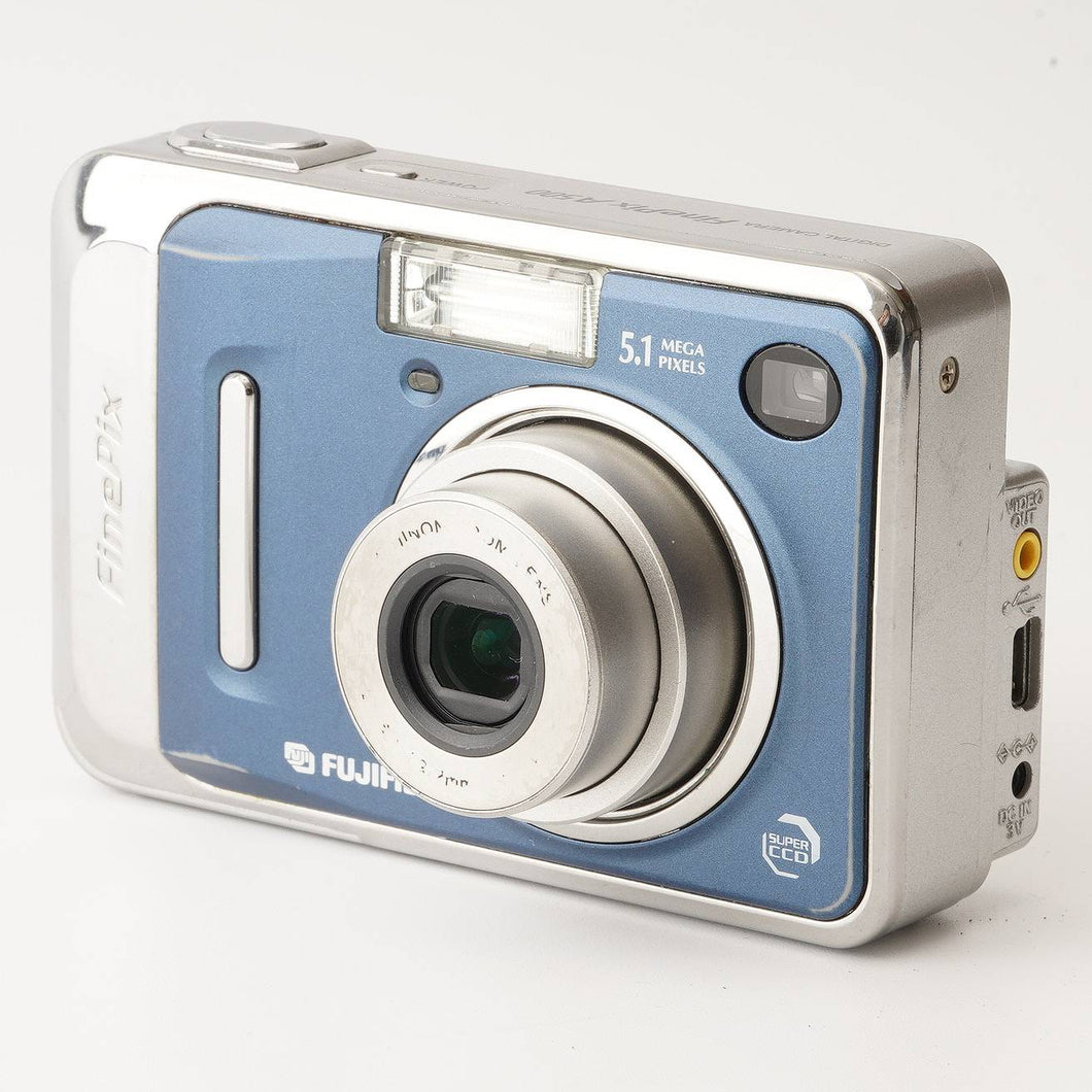 フジ Fujifilm FINEPIX A500 ブルー コンパクトデジタルカメラ
