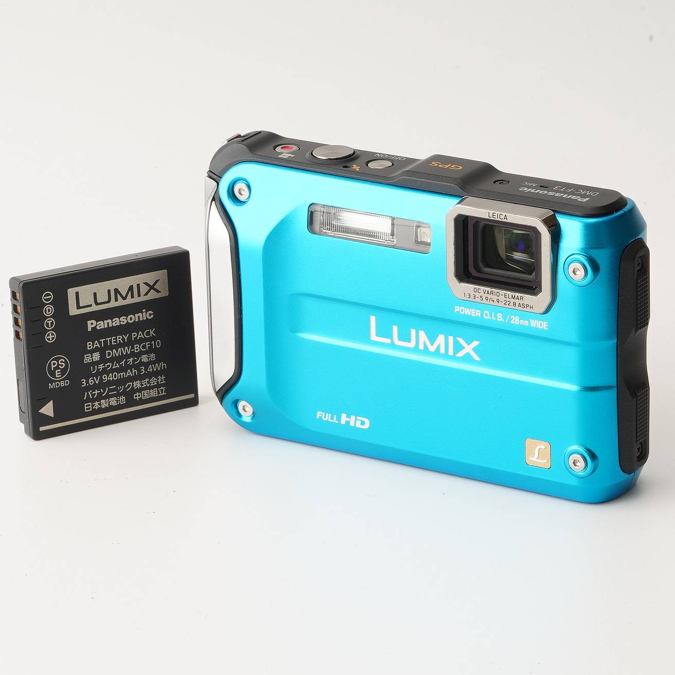 LUMIX FT3 防水コンパクトデジタルカメラ ブルー