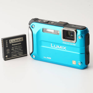 動作品】パナソニック LUMIX DMC-FT3 ブルー 防水デジカメ 【公式通販 