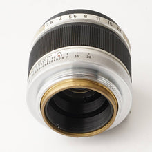 画像をギャラリービューアに読み込む, キヤノン Canon 50mm F2.8 ライカ L39 マウント
