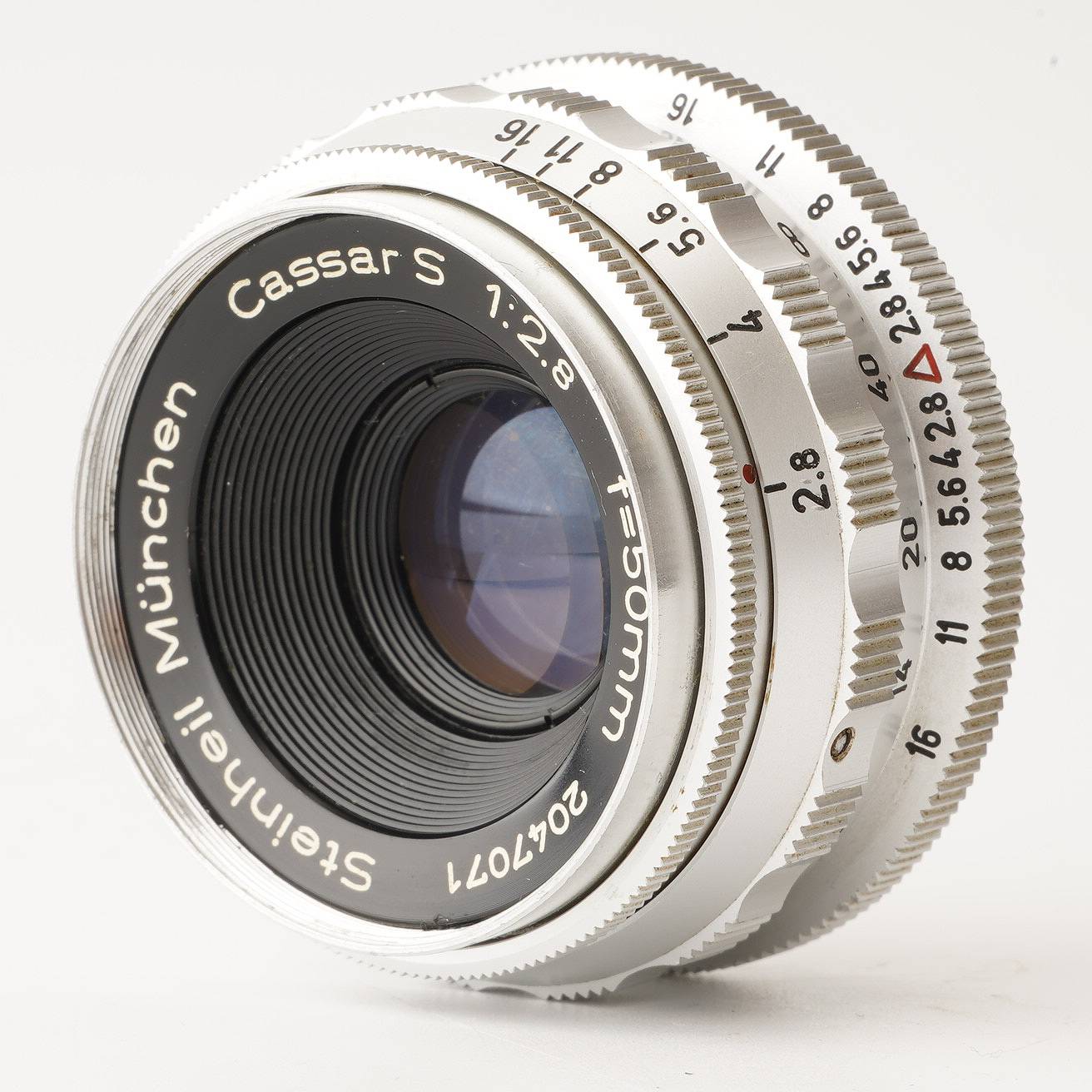 Steinheil München Cassar S 50mm f/2.8 M4 The Steinheil München Cassar S 50 mm f/ 2.8 Lens. Specs. MTF