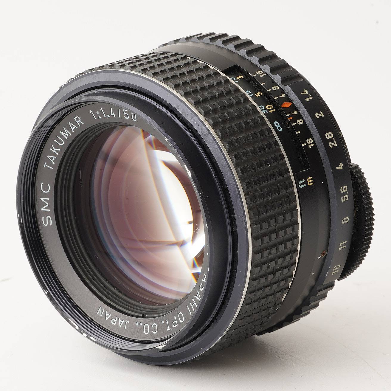 ペンタックス Pentax Asahi SMC Takumar 50mm F1.4 M42マウント
