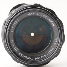 Load image into Gallery viewer, Pentax Asahi Super Multi Coated Takumar 50mm f/1.4
