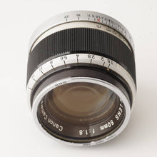 画像をギャラリービューアに読み込む, キヤノン Canon 50mm F1.8 ライカ L39 マウント
