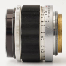 画像をギャラリービューアに読み込む, キヤノン Canon 50mm F1.8 ライカ L39 マウント
